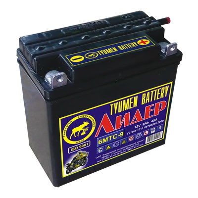 Купить в Ульяновске аккумулятор 6 МТС 9А «Лидер» ПП (Залитый) Tyumen Battery за 0 рублей