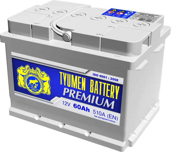 Купить в Ульяновске аккумулятор 6СТ-60 LA  Premium ОП Tyumen Battery за 3950 рублей