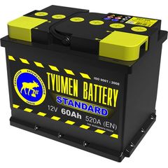 Купить в Ульяновске аккумулятор 6СТ-60L Tyumen Battery Standard за 3450 рублей